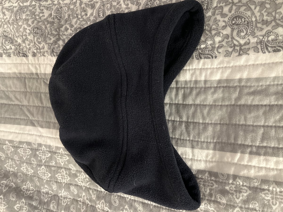Large child / small adult fleece hat