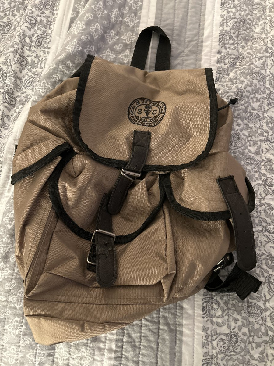 Sierra Club ruck sack