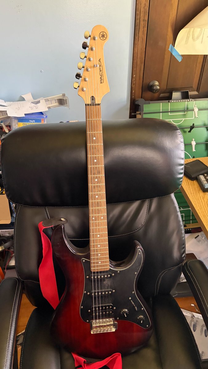 Yamaha Pacifica Guitar with Amp and Cable