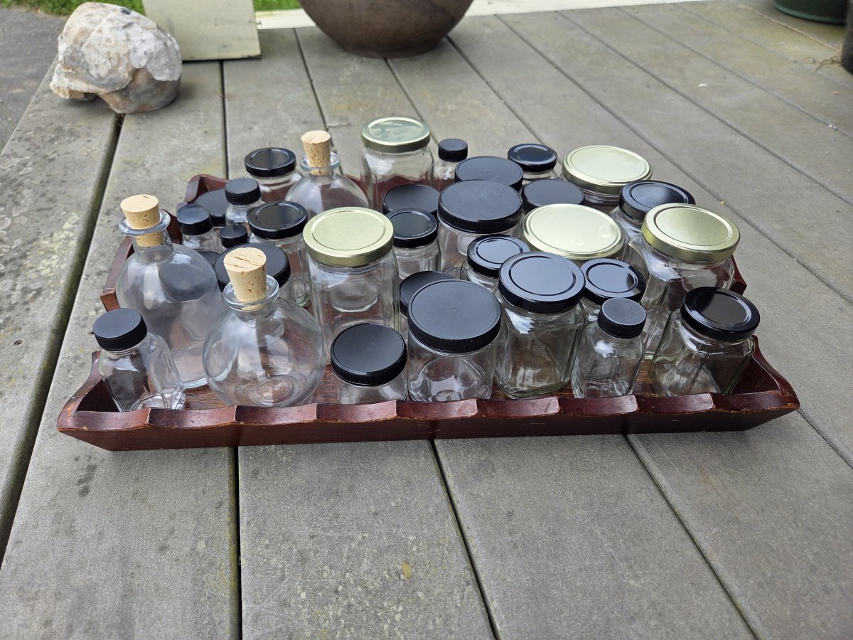 Variety of jars