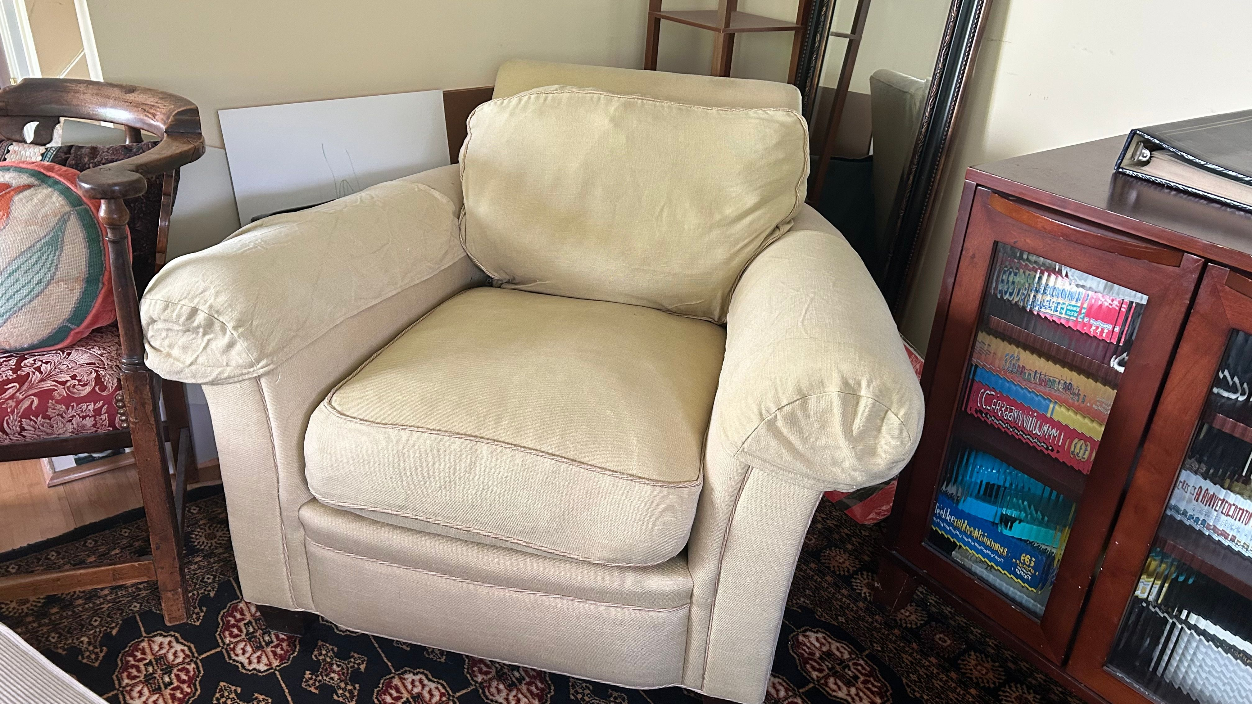Overstuffed chair