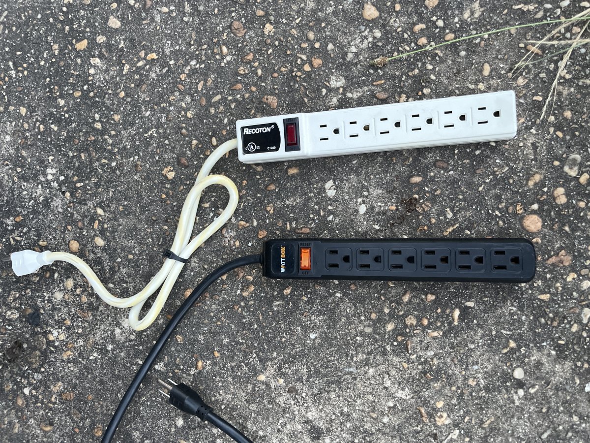 Two power strips