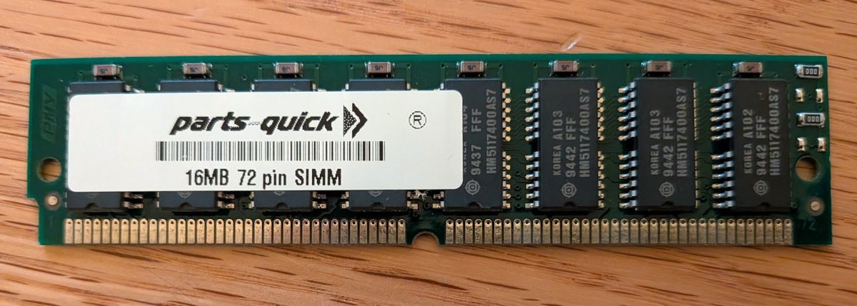 16mb 72pin FP (Non-EDO) SIMM