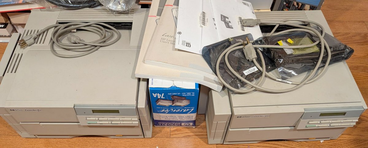 Two HP LasterJet 4P Printers (Not Quite Working)