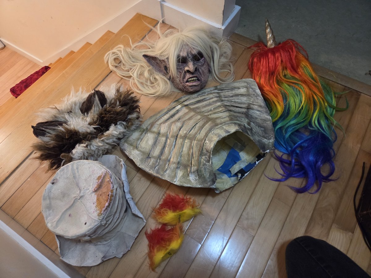 Handmade costume items